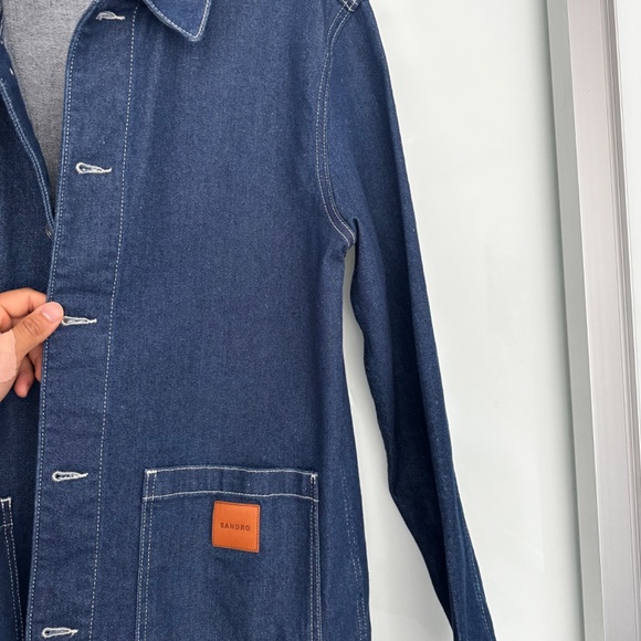 SANDRO-DENIM JACKET - Picture 3 of 5